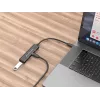 Conceptronic HUBBIES 4 prievadų USB 3.0 šakotuvas, 2 USB-C ir 2 USB-A prievadai, aliumininis korpusas, USB-C jungtis
