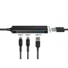 Conceptronic HUBBIES 4 prievadų USB 3.0 šakotuvas, 2 USB-C ir 2 USB-A prievadai, aliumininis korpusas, USB-C jungtis