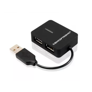 Conceptronic kelioninis 4 prievadų USB 2.0 centras