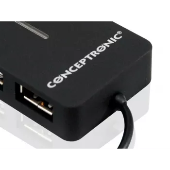 Conceptronic kelioninis 4 prievadų USB 2.0 centras