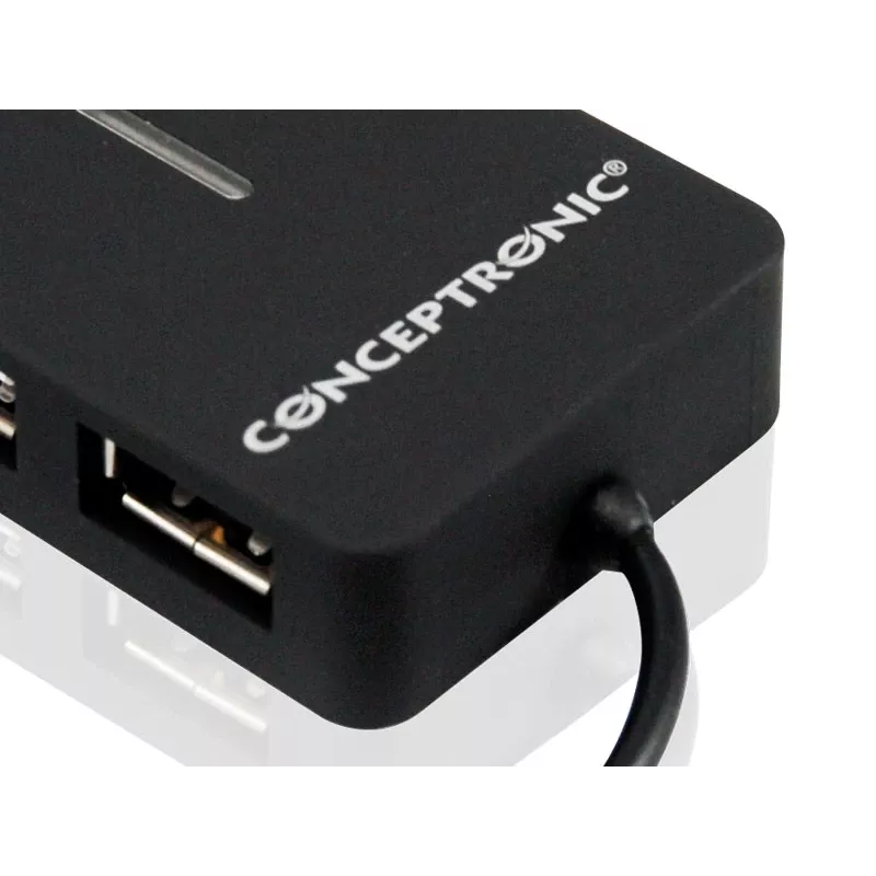Conceptronic kelioninis 4 prievadų USB 2.0 centras