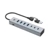 Conceptronic HUBBIES20G 7 prievadų USB 3.0 šakotuvas, 5Gbps, USB-C x 3, USB-A x 4