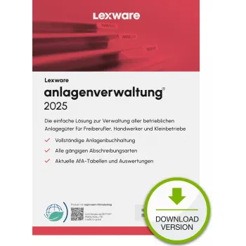 Lexware anlagenverwaltung 2025 „unbegrenzte Laufzeit“ atsisiuntimas – apskaitos programinė įranga