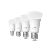 Išmanioji lemputė Philips A60 E27, Bluetooth/Zigbee, 6 W, 810 lm, balta, 4 vnt. pakuotė