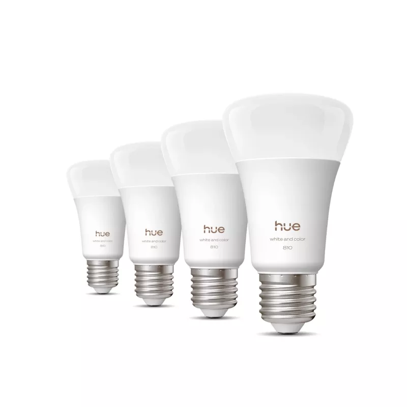 Išmanioji lemputė Philips A60 E27, Bluetooth/Zigbee, 6 W, 810 lm, balta, 4 vnt. pakuotė