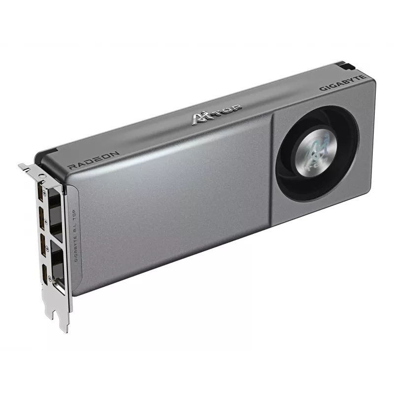 GIGABYTE Radeon AI PRO R9700 AI TOP 32G vaizdo plokštė – 32 GB GDDR6, 256 bit, PCI-E 5.0, 2920 MHz, 3x DP, 1x HDMI, GV-R9700AI TOP-32GD