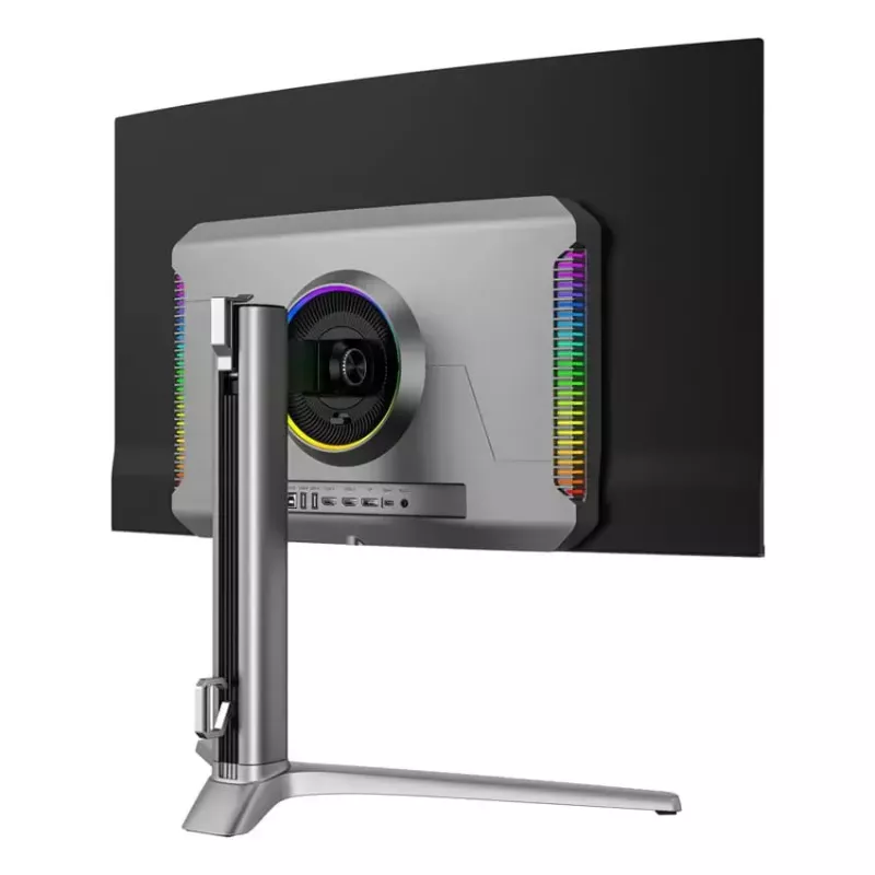 LC-Power LC-M32UCO 31,5 colio QD-OLED 4K Ultra HD lenktas monitorius, 3840×2160, 0,03 ms, 450 cd/m², USB šakotuvas, garsiakalbiai, VESA, aukščio reguliavimas
