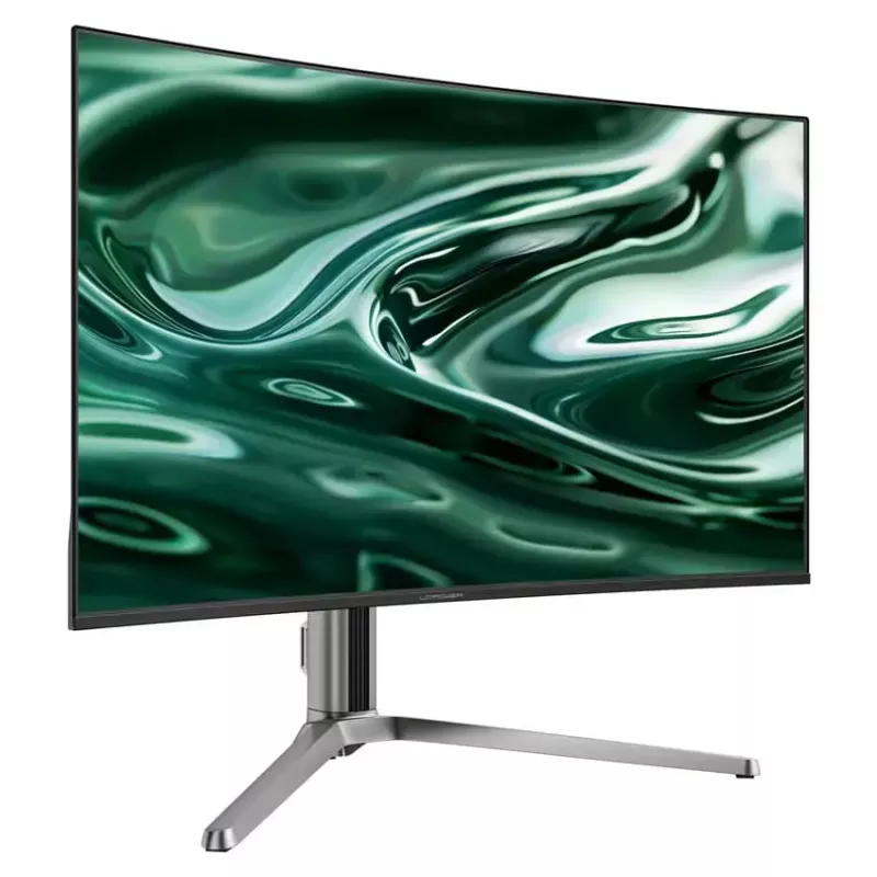 LC-Power LC-M32UCO 31,5 colio QD-OLED 4K Ultra HD lenktas monitorius, 3840×2160, 0,03 ms, 450 cd/m², USB šakotuvas, garsiakalbiai, VESA, aukščio reguliavimas