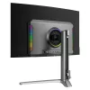 LC-Power LC-M32UCO 31,5 colio QD-OLED 4K Ultra HD lenktas monitorius, 3840×2160, 0,03 ms, 450 cd/m², USB šakotuvas, garsiakalbiai, VESA, aukščio reguliavimas