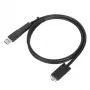Targus ACC1133GLX USB-C laidas su fiksavimo varžtu ir USB-A adapteriu, 1 m, juodas