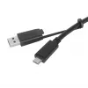 Targus ACC1133GLX USB-C laidas su fiksavimo varžtu ir USB-A adapteriu, 1 m, juodas