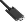 Targus ACC1133GLX USB-C laidas su fiksavimo varžtu ir USB-A adapteriu, 1 m, juodas