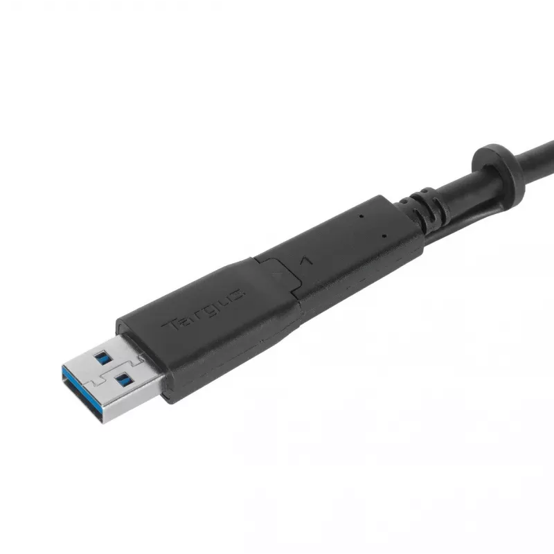 Targus ACC1133GLX USB-C laidas su fiksavimo varžtu ir USB-A adapteriu, 1 m, juodas