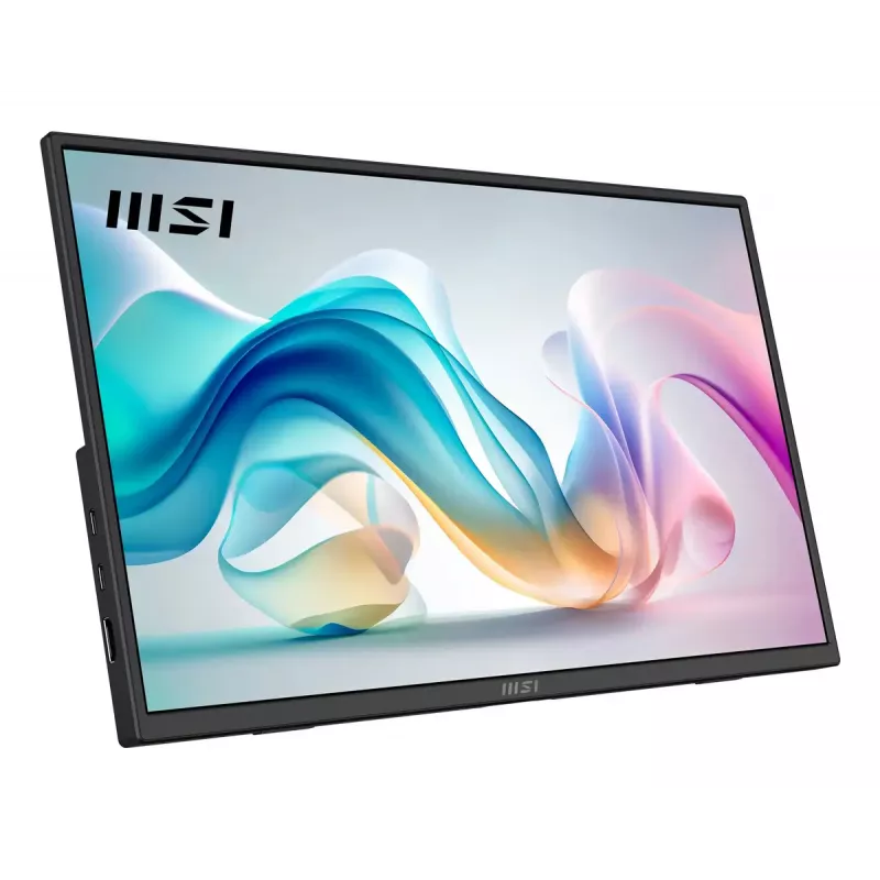 Nešiojamas monitorius MSI PRO MP165DE E6 15.6 colio Full HD IPS 1920×1080 USB-C HDMI VESA juodas