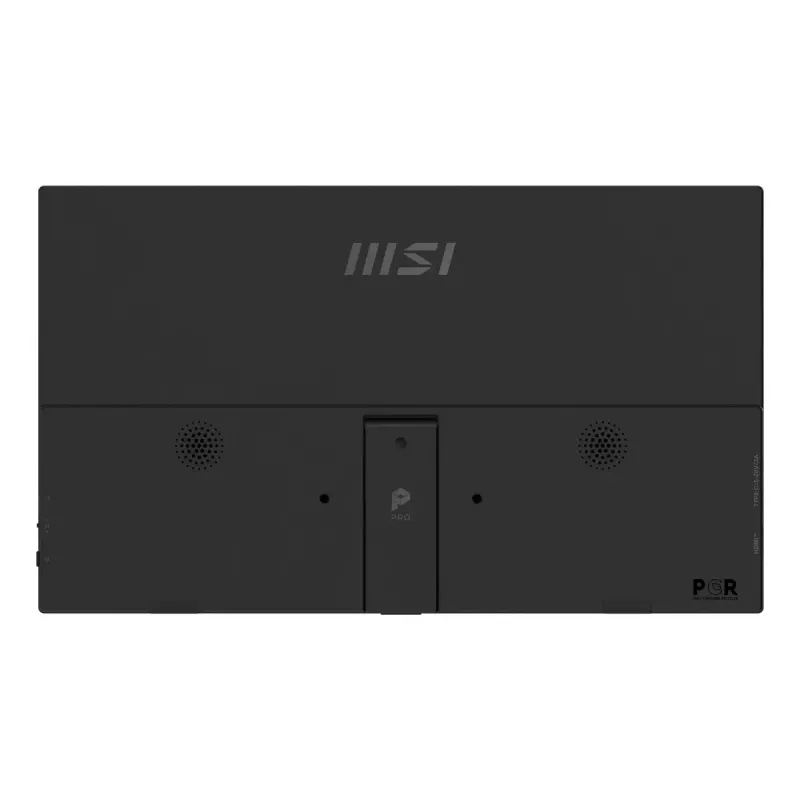 Nešiojamas monitorius MSI PRO MP165DE E6 15.6 colio Full HD IPS 1920×1080 USB-C HDMI VESA juodas
