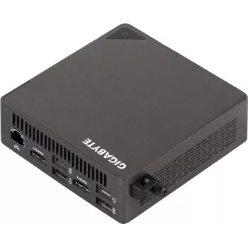 GIGABYTE BRIX Core Ultra 7 255H 2xDDR5 SO-DIMM 2HDMI 2USBC 0.46L dydžio mini kompiuteris