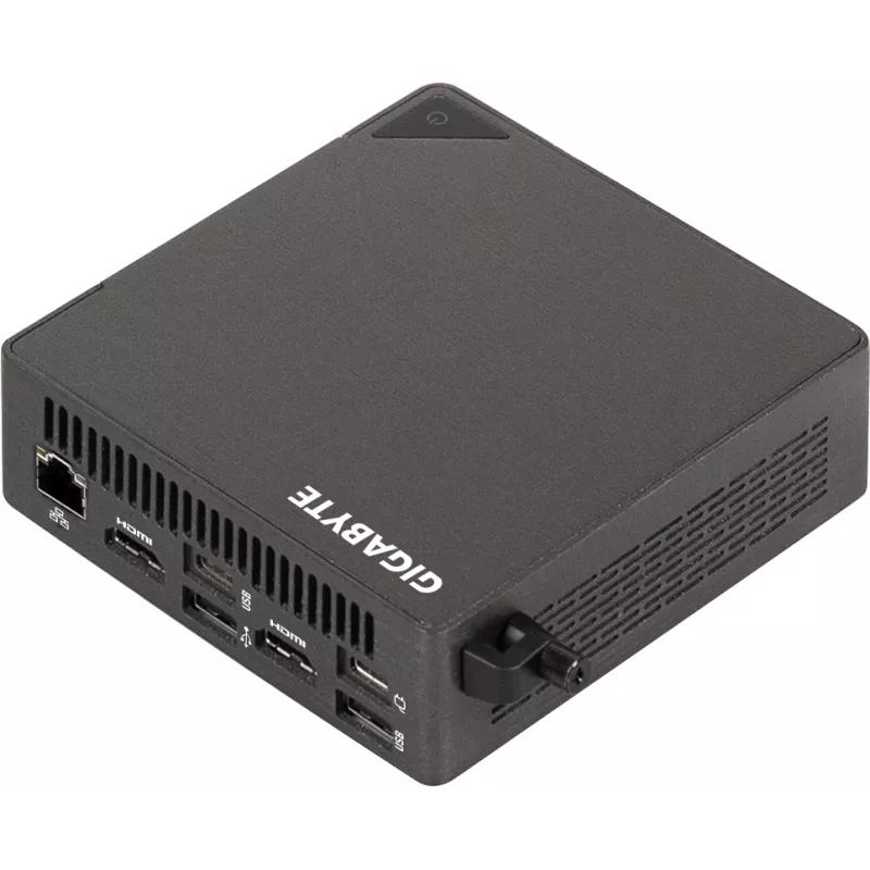 GIGABYTE BRIX Core Ultra 7 255H 2xDDR5 SO-DIMM 2HDMI 2USBC 0.46L dydžio mini kompiuteris