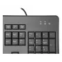 TERRA 1500 klaviatūra su pele, laidinė, USB, QWERTZ, juoda