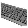TERRA 1500 klaviatūra su pele, laidinė, USB, QWERTZ, juoda