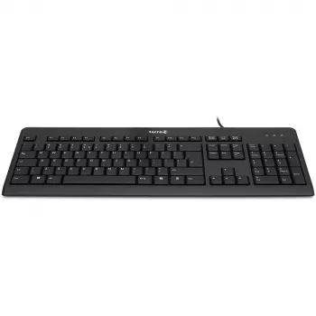 TERRA 1500 vielinė klaviatūra [US/EU] USB QWERTY juoda