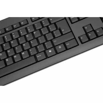 TERRA 1500 vielinė klaviatūra [US/EU] USB QWERTY juoda