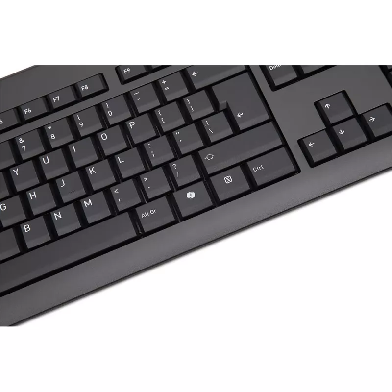 TERRA 1500 vielinė klaviatūra [US/EU] USB QWERTY juoda