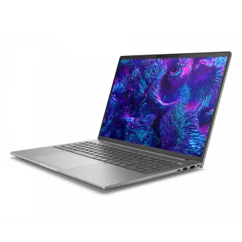 HP ZBook 8 G1i Intel Core Ultra 7 255H mobilioji darbo stotis 40,6 cm (16 colių) WQXGA 32 GB DDR5-SDRAM 2 TB SSD NVIDIA RTX PRO 500 Blackwell Wi-Fi 7 (802.11be) Windows 11 Pro sidabrinė