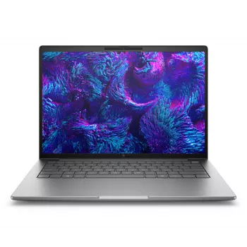 HP ZBook 8 G1i Intel Core Ultra 5 225H Mobilioji darbo stotis 35,6 cm (14 colių) Liečiamas ekranas WUXGA 16 GB DDR5-SDRAM 512 GB SSD NVIDIA RTX 500 Ada Wi-Fi 7 (802.11be) Windows 11 Pro Sidabrinė