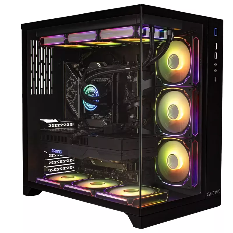 Stalinis kompiuteris CAPTIVA Highend Gaming I90-064 i9-14900KF 64GB 2TB RTX5070 Windows 11