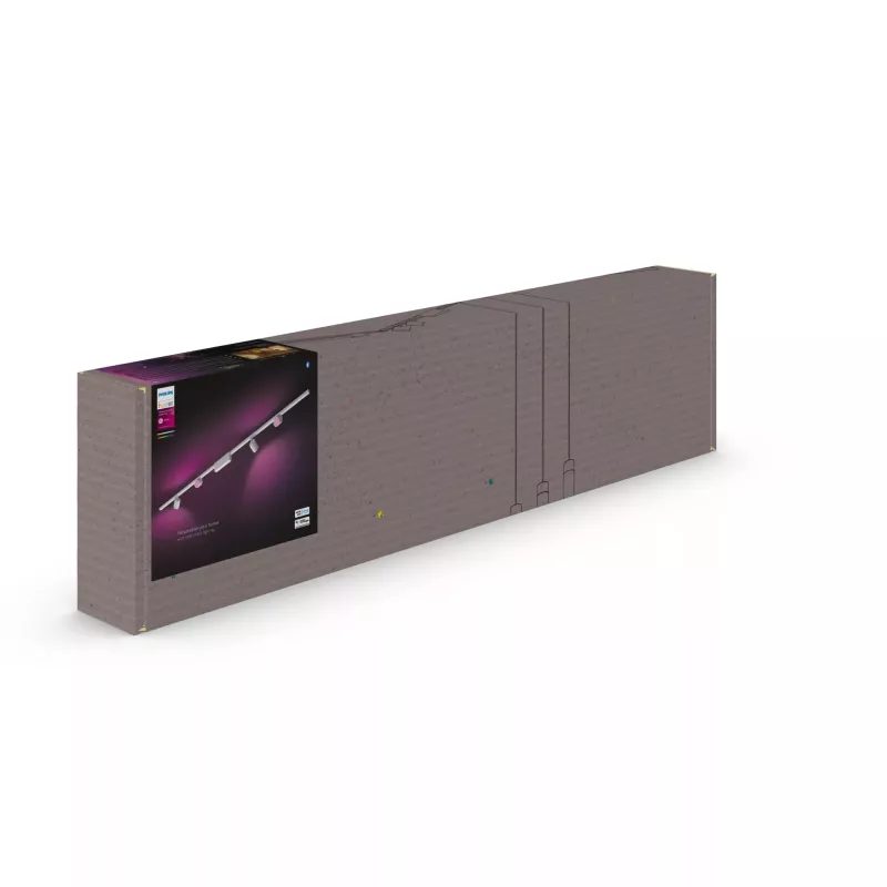 Philips Hue White and colour ambience Perifo tiesus lubinis pagrindo rinkinys (4 taškai)