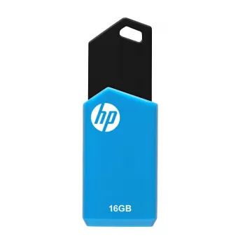HP v150w USB 2.0 16 GB atmintukas, juodas / mėlynas