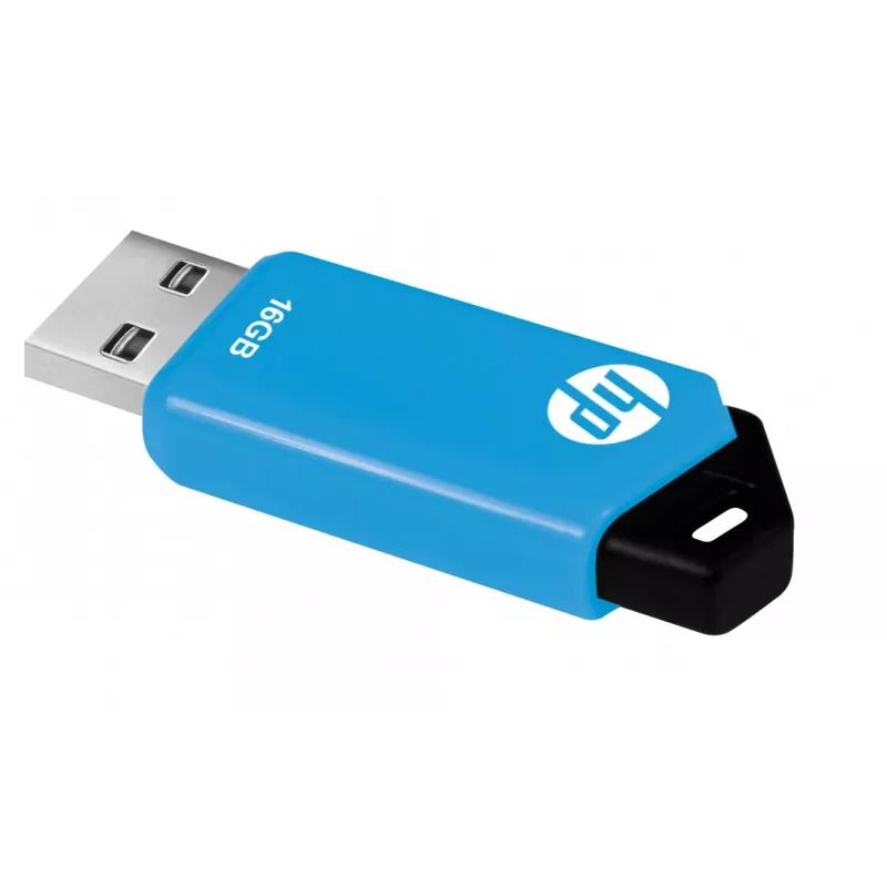 HP v150w USB 2.0 16 GB atmintukas, juodas / mėlynas