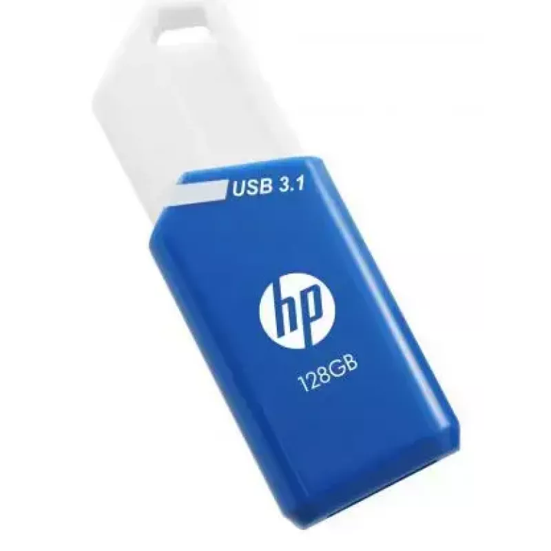 „HP X755W“ USB atmintinė PACK x3 — 128 GB, USB Type-A 3.2 Gen 1, slankioji konstrukcija, mėlyna/balta