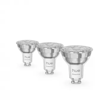 Philips Hue White and colour ambience Essential GU10 – protingas prožektorius – 345 lm – 4,7 W – 3 vnt. pakuotė