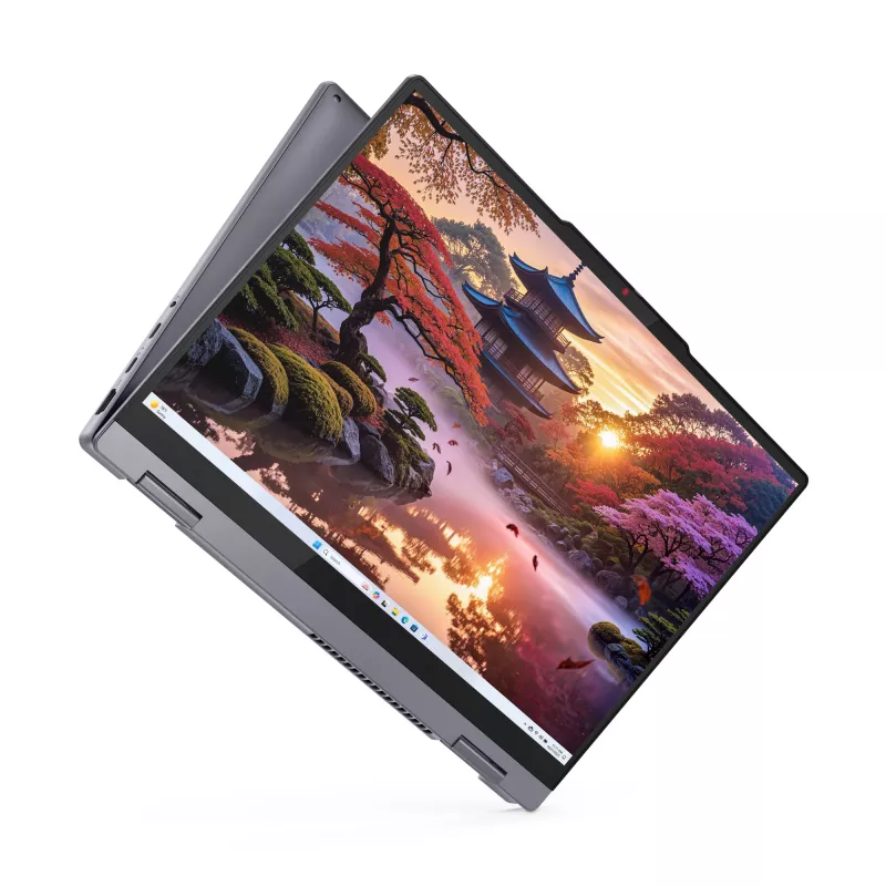 Lenovo IdeaPad 5 2-in-1 14AKP10 Copilot+ PC AMD Ryzen™ AI 7 350 Hibridinis (2-in-1) 35,6 cm (14 colių) Liečiamas ekranas WUXGA 16 GB LPDDR5x-SDRAM 512 GB SSD Wi-Fi 7 (802.11be) Windows 11 Home Pilka