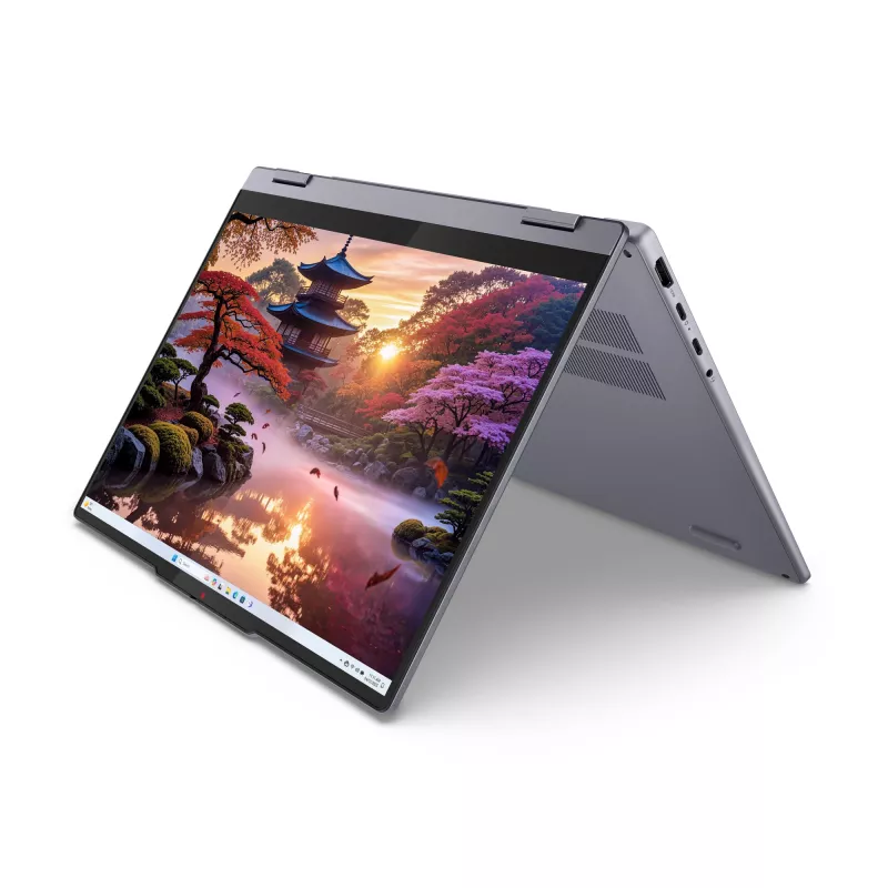 Lenovo IdeaPad 5 2-in-1 14AKP10 Copilot+ PC AMD Ryzen™ AI 7 350 Hibridinis (2-in-1) 35,6 cm (14 colių) Liečiamas ekranas WUXGA 16 GB LPDDR5x-SDRAM 512 GB SSD Wi-Fi 7 (802.11be) Windows 11 Home Pilka