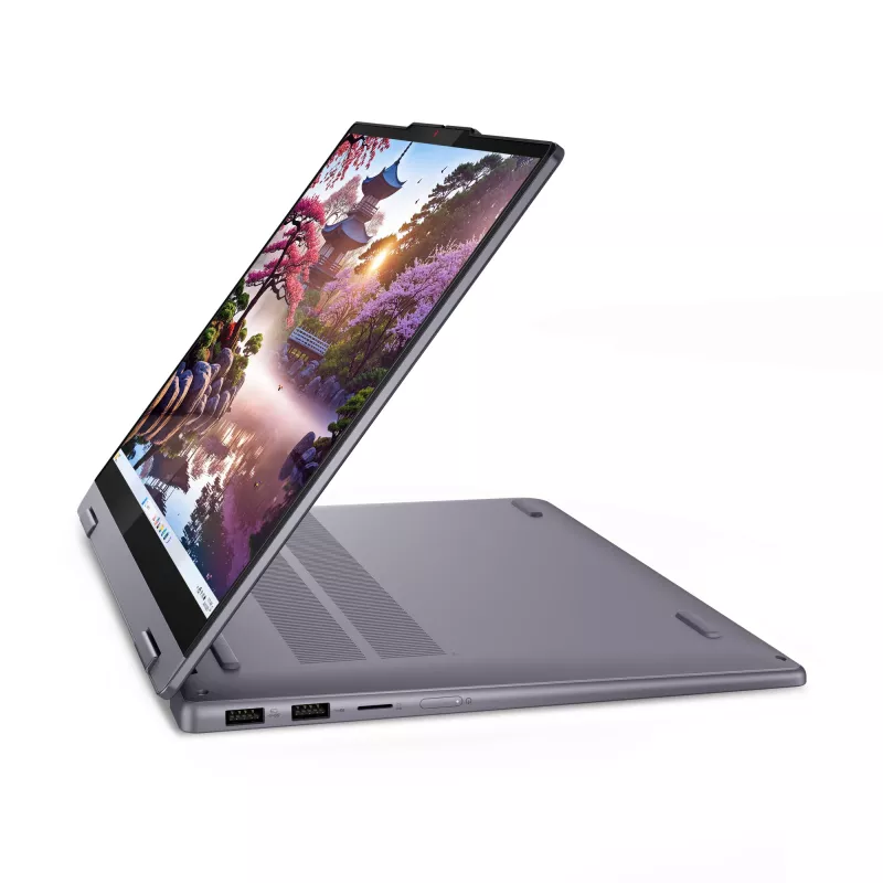 Lenovo IdeaPad 5 2-in-1 14AKP10 Copilot+ PC AMD Ryzen™ AI 7 350 Hibridinis (2-in-1) 35,6 cm (14 colių) Liečiamas ekranas WUXGA 16 GB LPDDR5x-SDRAM 512 GB SSD Wi-Fi 7 (802.11be) Windows 11 Home Pilka