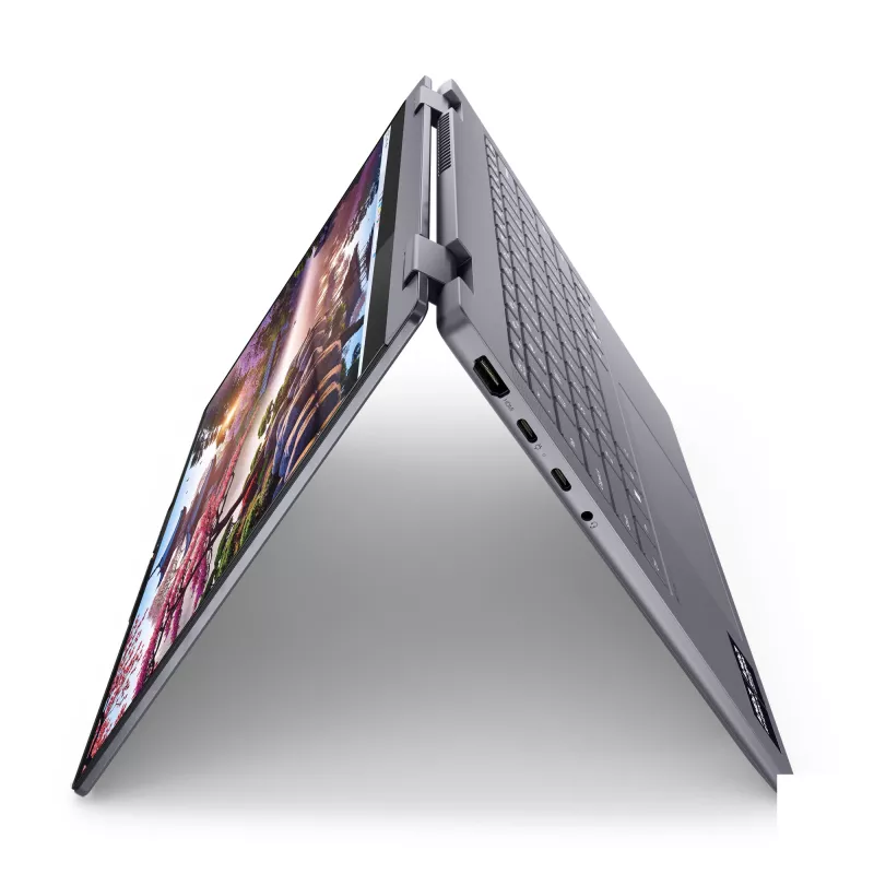 Lenovo IdeaPad 5 2-in-1 14AKP10 Copilot+ PC AMD Ryzen™ AI 7 350 Hibridinis (2-in-1) 35,6 cm (14 colių) Liečiamas ekranas WUXGA 16 GB LPDDR5x-SDRAM 512 GB SSD Wi-Fi 7 (802.11be) Windows 11 Home Pilka
