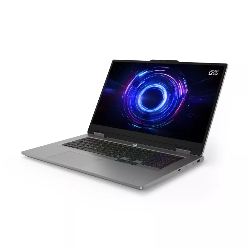 Nešiojamas kompiuteris Lenovo LOQ 17IRX10 Intel® Core™ i7-14700HX 43,9 cm (17.3 inch) Full HD 16 GB DDR5 1 TB SSD NVIDIA GeForce RTX 5070 Wi-Fi 6 Windows 11 Home Pilka
