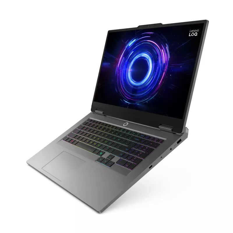 Nešiojamas kompiuteris Lenovo LOQ 17IRX10 Intel® Core™ i7-14700HX 43,9 cm (17.3 inch) Full HD 16 GB DDR5 1 TB SSD NVIDIA GeForce RTX 5070 Wi-Fi 6 Windows 11 Home Pilka