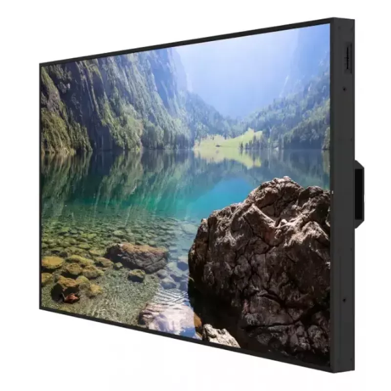 Skaitmeninės reklamos plokščiasis ekranas Hisense 55WH80F – 55 colių (139,7 cm) LED, 4K UHD, 4000 cd/m², Android 11, 24/7, ADS panelis, 8 ms, VESA, juodas