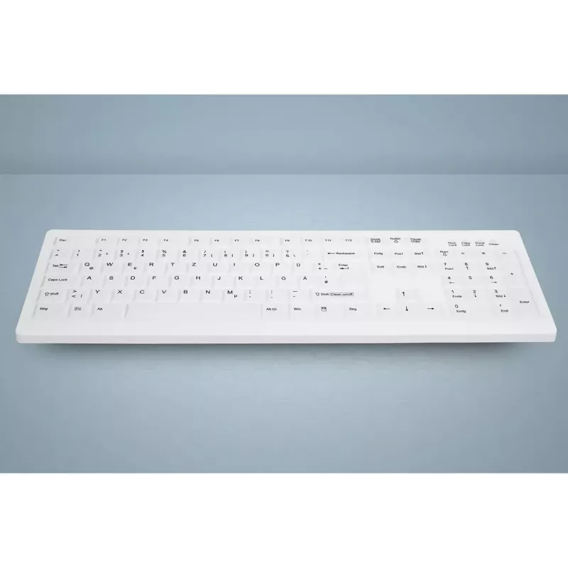 Contour Design Active Key AK-C8100F-U1-W/US medicininė klaviatūra USB QWERTY JAV anglų balta