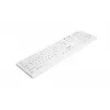 Contour Design Active Key AK-C8100F-U1-W/US medicininė klaviatūra USB QWERTY JAV anglų balta
