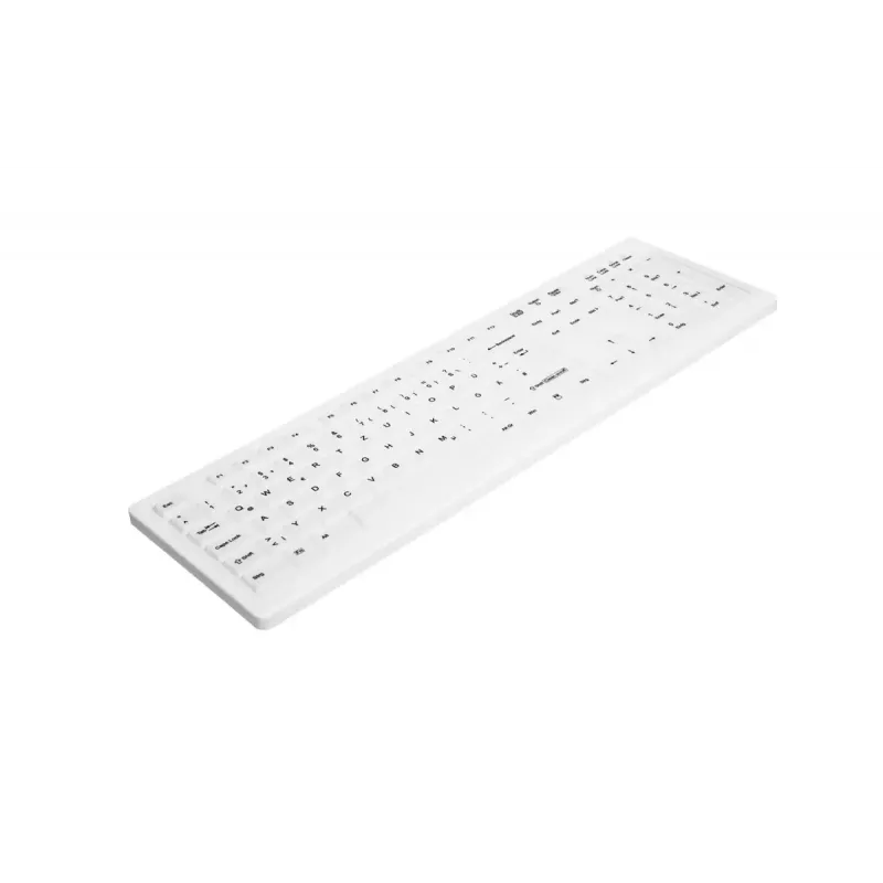 Contour Design Active Key AK-C8100F-U1-W/US medicininė klaviatūra USB QWERTY JAV anglų balta