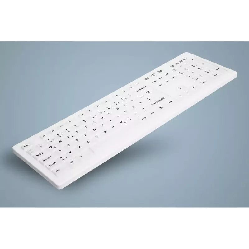 Contour Design Active Key AK-C8100F-U1-W/US medicininė klaviatūra USB QWERTY JAV anglų balta