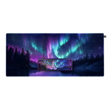 Mechaninė klaviatūra Cherry NORTHERN LIGHT Bundle 65% QWERTZ vokiškas išdėstymas USB RGB 2 m laidas daugiaspalvis