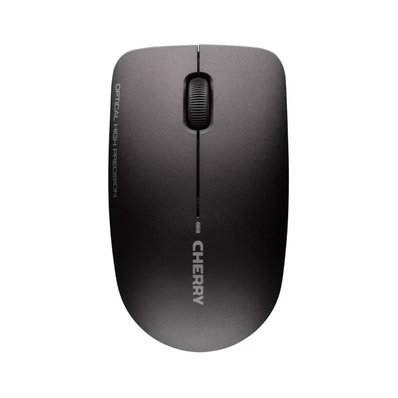 CHERRY DW 3000 belgiška AZERTY belaidė klaviatūra su pele, RF, juoda