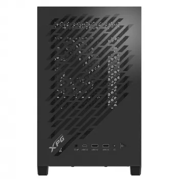 XPG VALOR AIR NANO MID-TOWER CHASSIS - Black, Midi Tower, PC, Black, micro ATX, Mini-ITX, SPCC, 17 cm