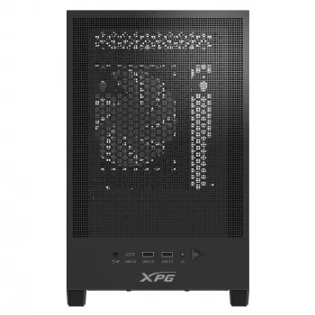 XPG VALOR MESH NANO MID-TOWER-CHASSIS - Juoda, Midi Tower, PC, Juoda, micro ATX, Mini-ITX, SPCC, 17 cm