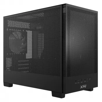 XPG VALOR MESH NANO MID-TOWER-CHASSIS - Juoda, Midi Tower, PC, Juoda, micro ATX, Mini-ITX, SPCC, 17 cm